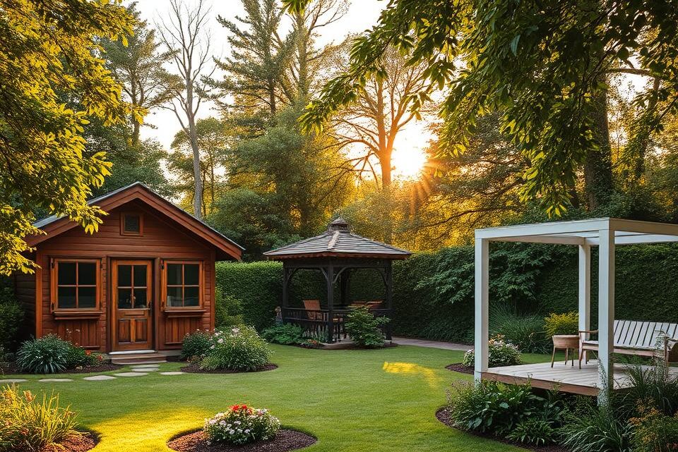 Gartenhaus, Gartenlaube oder Pavillon?