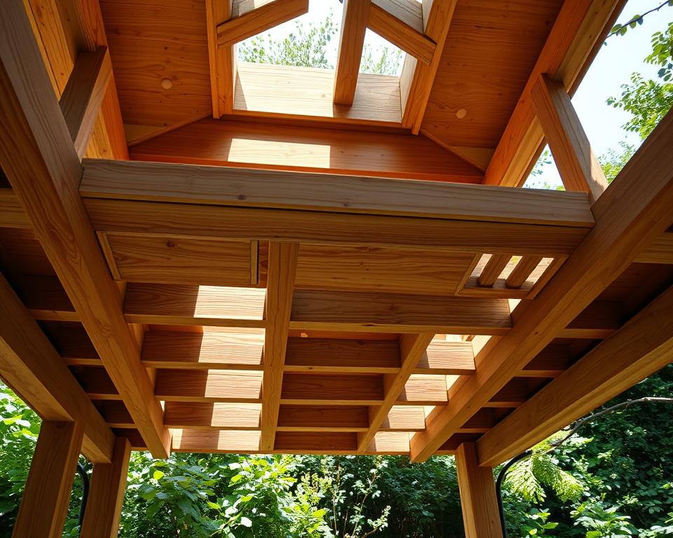 Gartenhaus Unterkonstruktion Belüftung