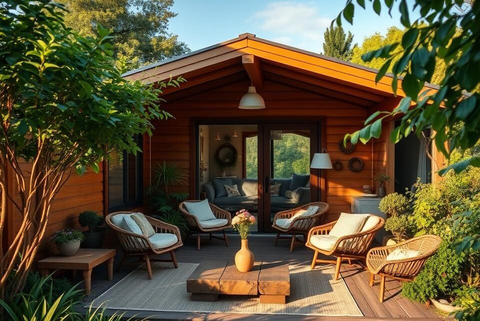 Gartenhaus einrichten – Ideen