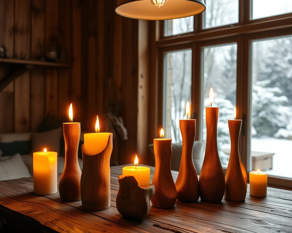 Holzkerzen DIY Anleitung