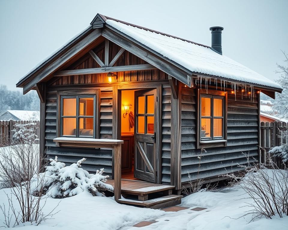 Holzschutz Gartenhaus winterfest