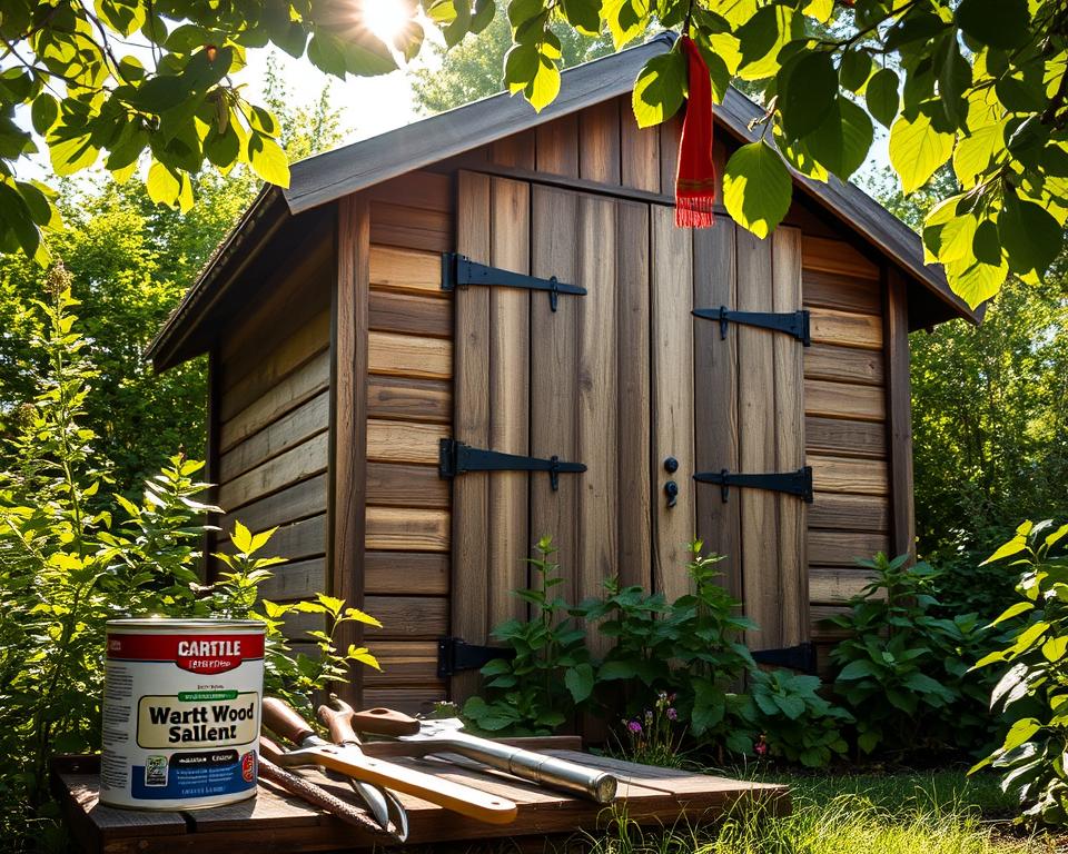 Pflege und Wartung Gartenhaus