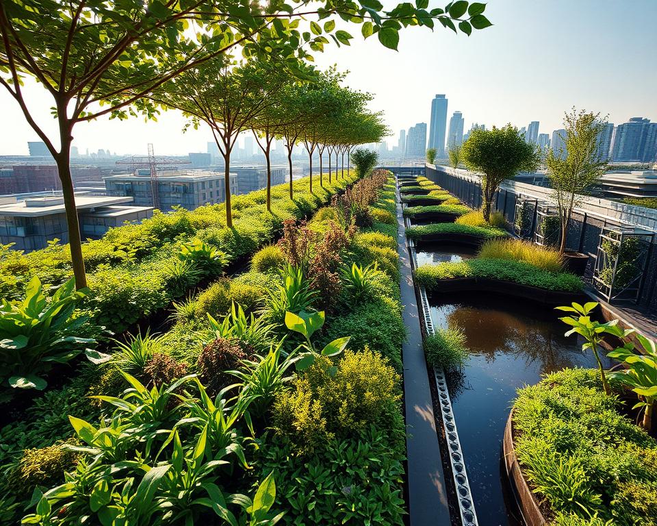 Regenwasser Management Gründach