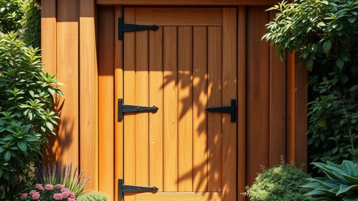 Tipps, um Türen für das Holz-Gartenhäuschen auszuwählen