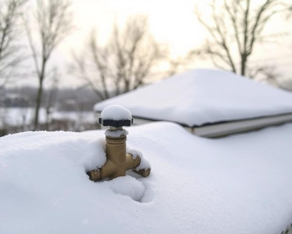 Wasserabschaltung Gartenhaus winterfest