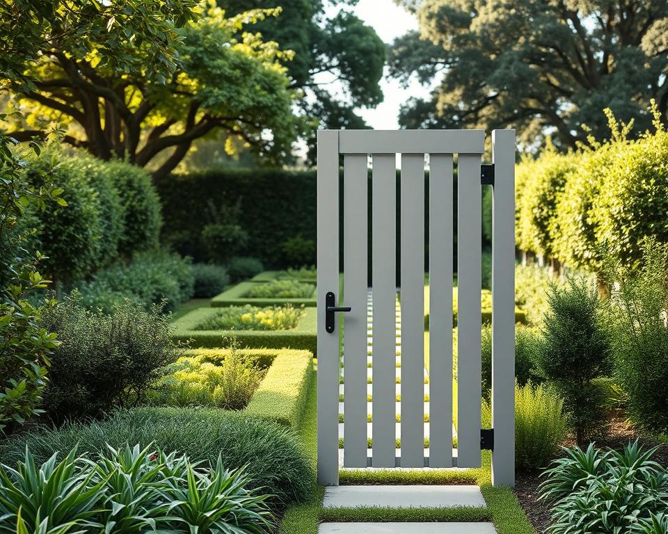 platzsparendes Gartentor