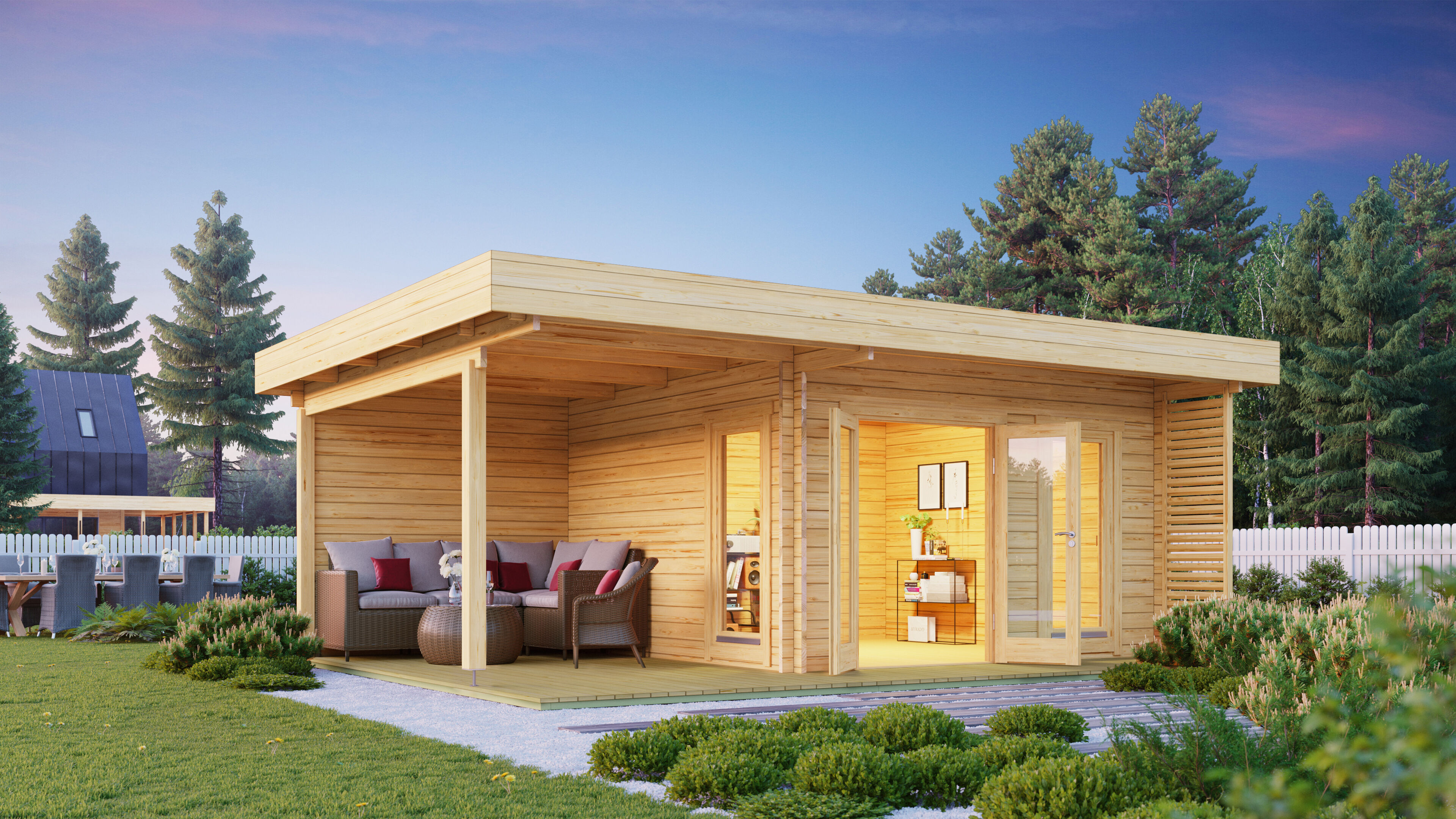 Gartenlounge Modell Petra 44 D | 6x4m