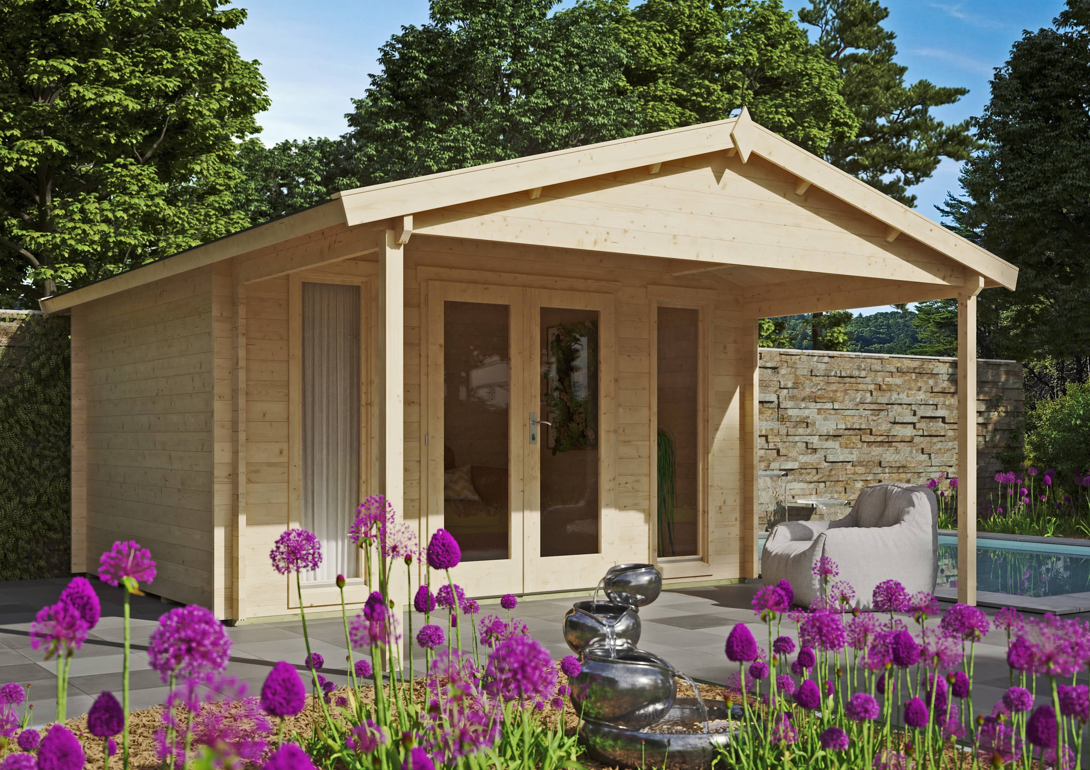 Holzgartenhaus Modell Luise 40 D