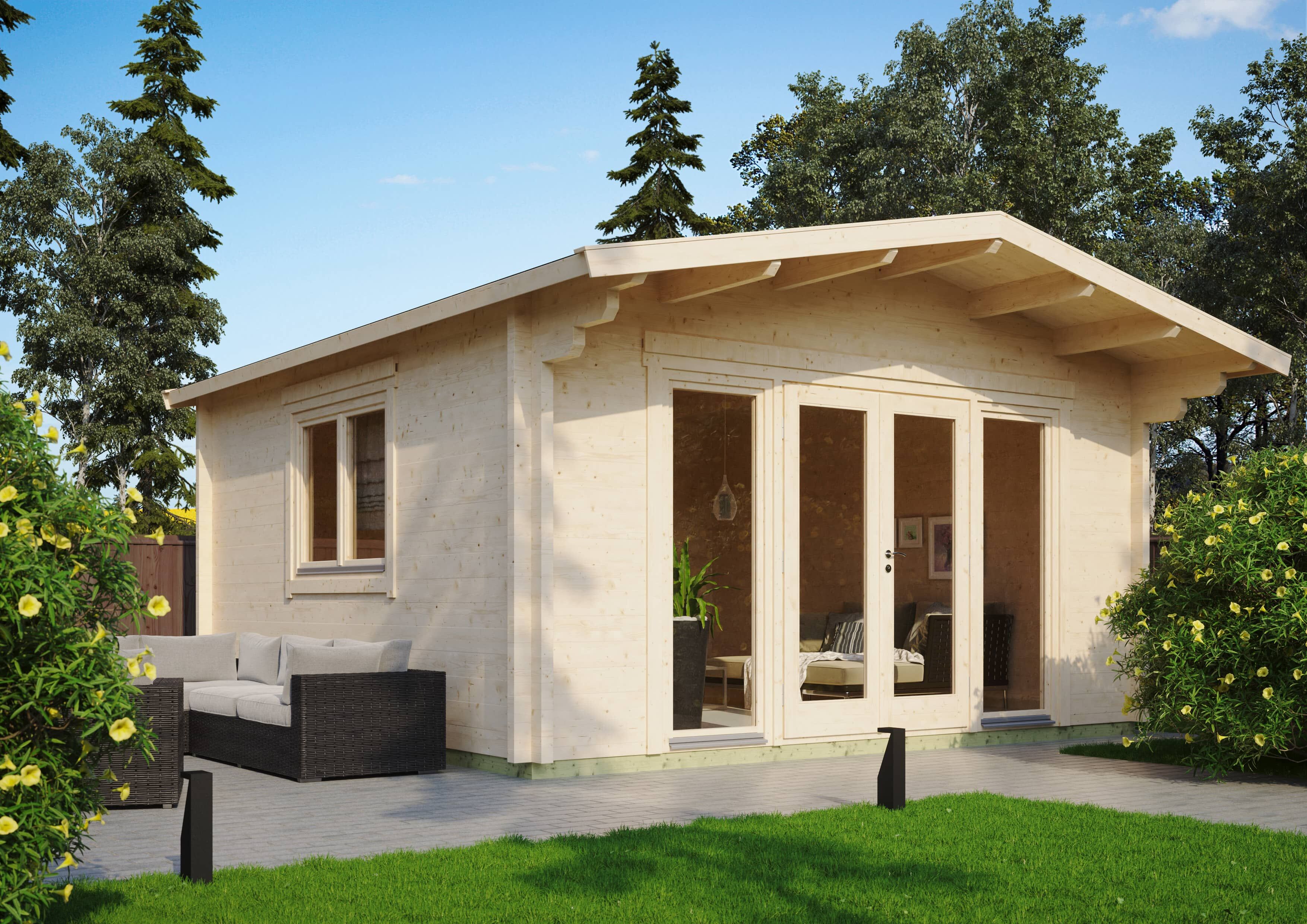 Fjordholz Holzgartenhaus Modell Kim 70 G | 5x4m