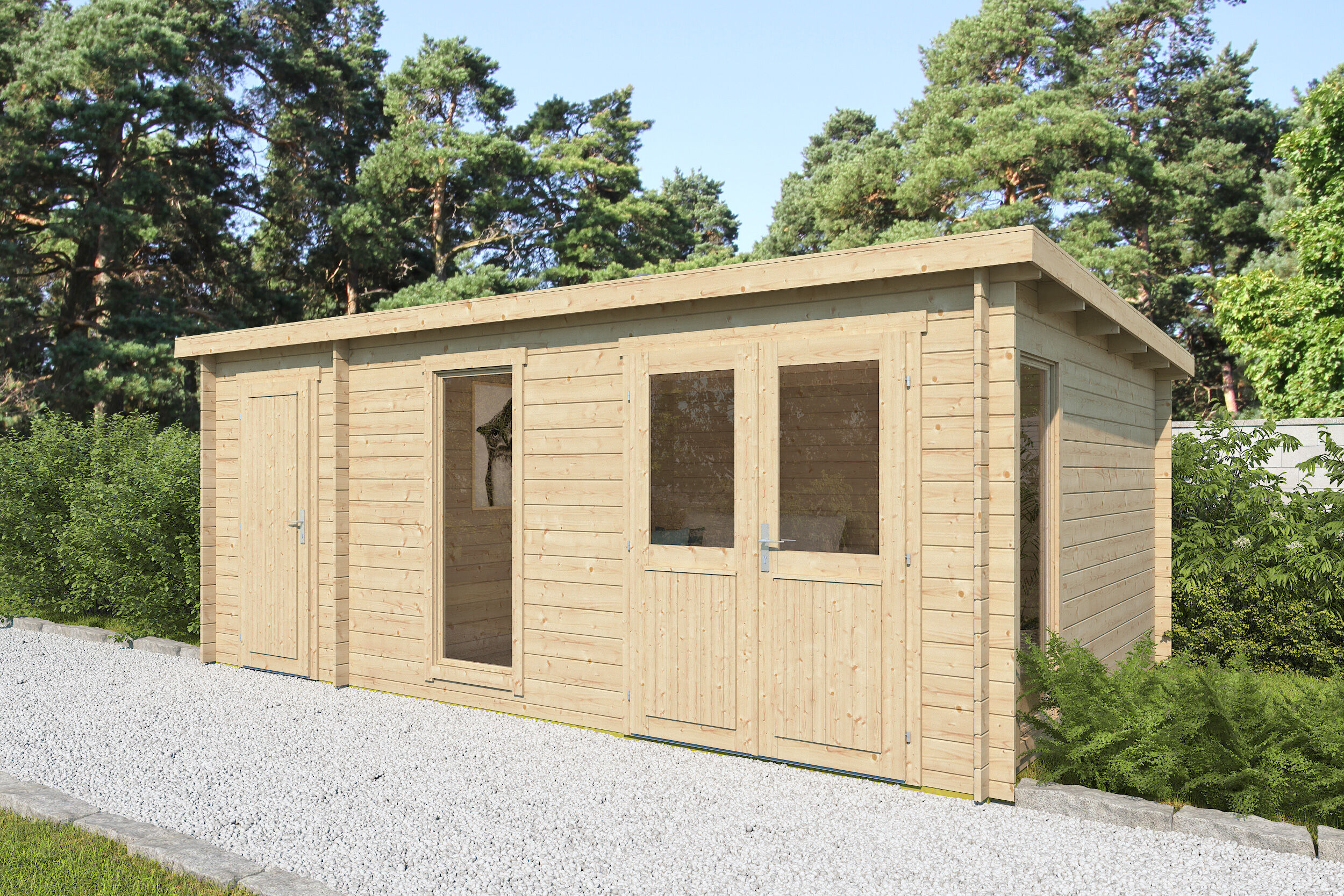 Fjordholz Holzgartenhaus Modell Krista 28 B | 5x4m