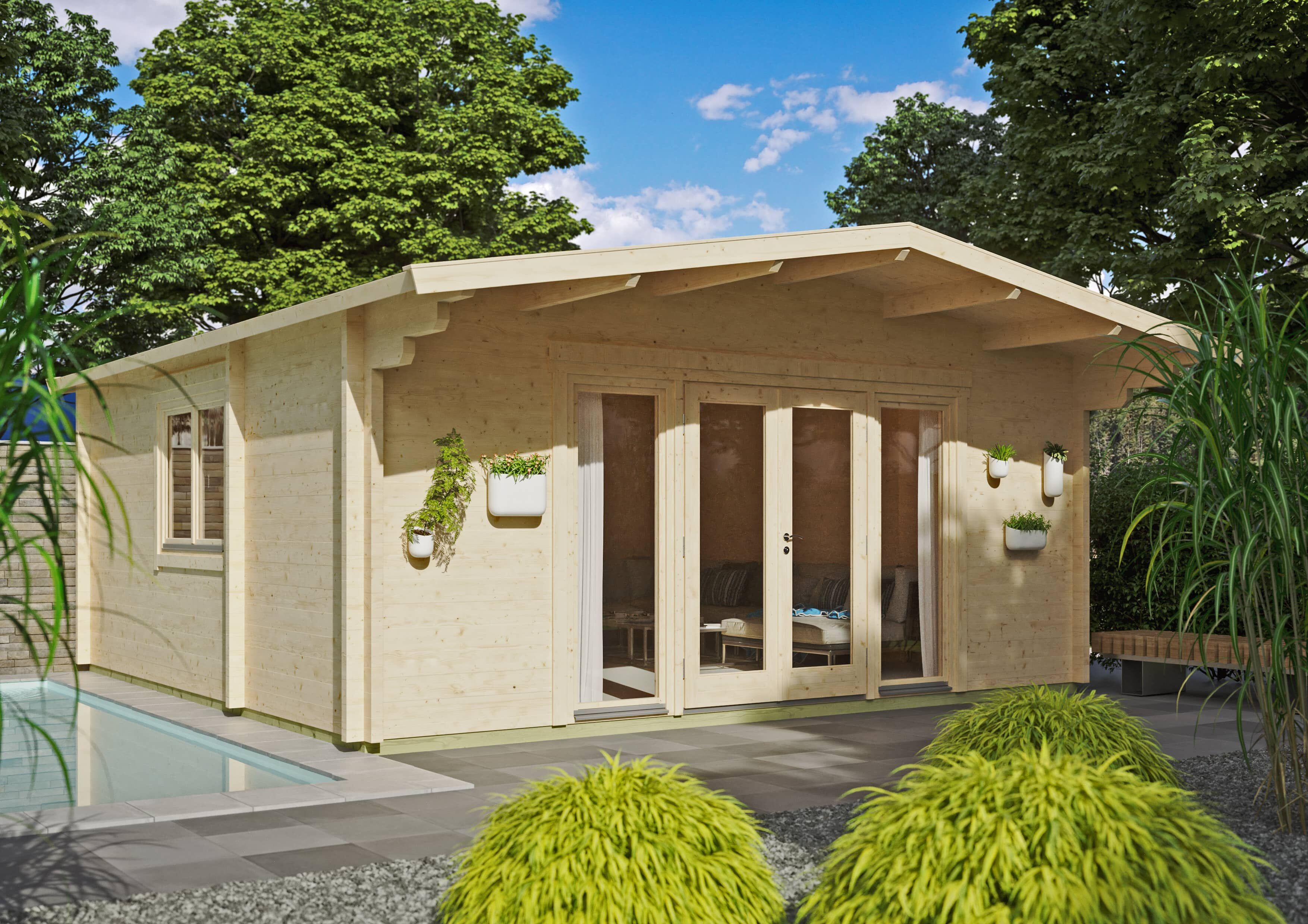 Fjordholz Holzgartenhaus Modell Kim 70 I | 6x5m