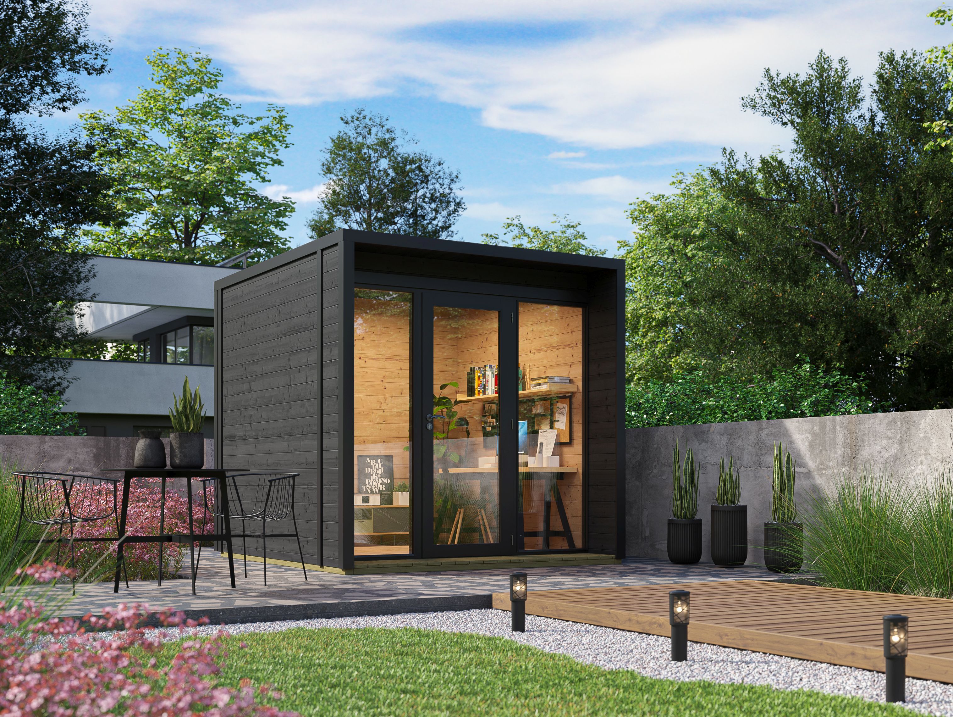 Fjordholz Holzgartenhaus Modell Office Box Größe S sch | 3x2m