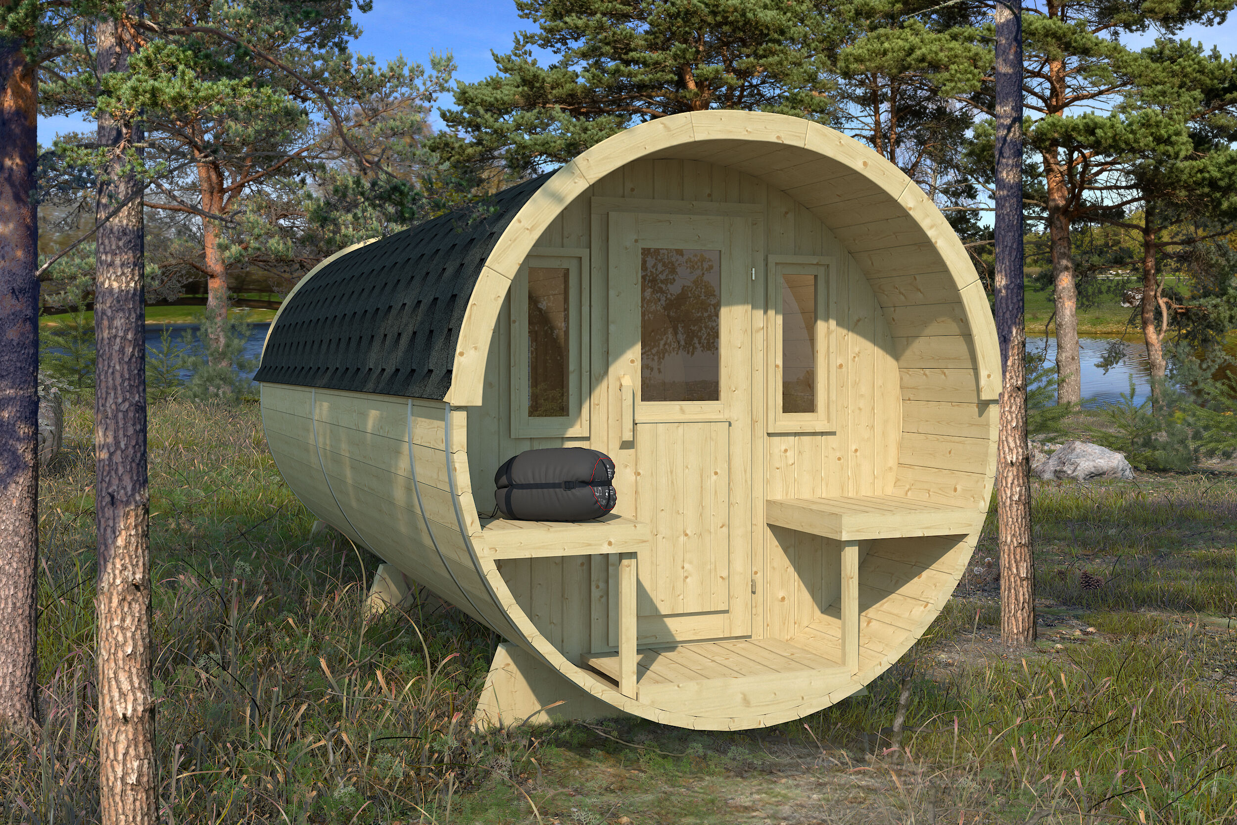 Camping Fass Modell 480 | 5x4m