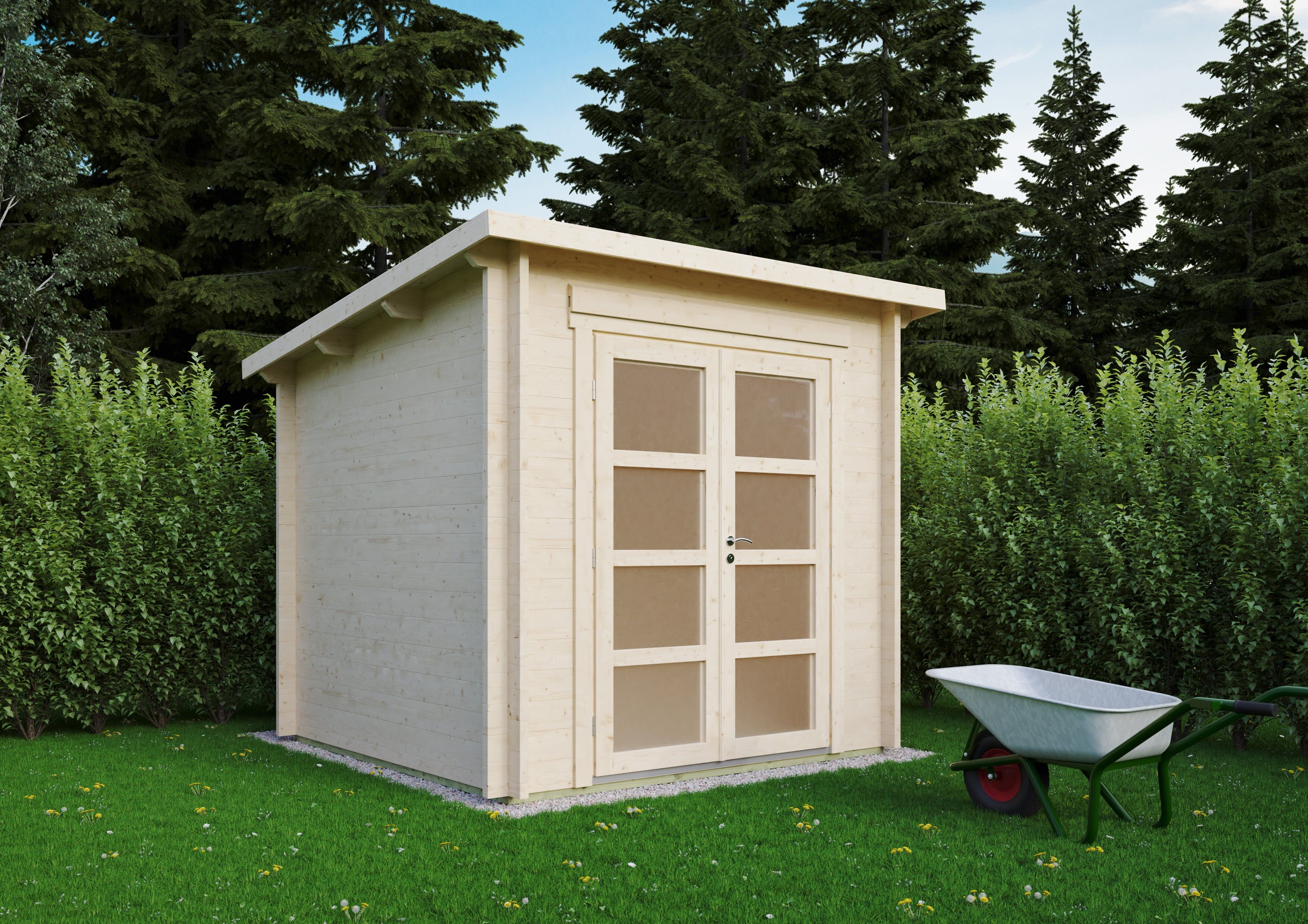 Fjordholz Holzgartenhaus Modell Max 44 A | 2x2m