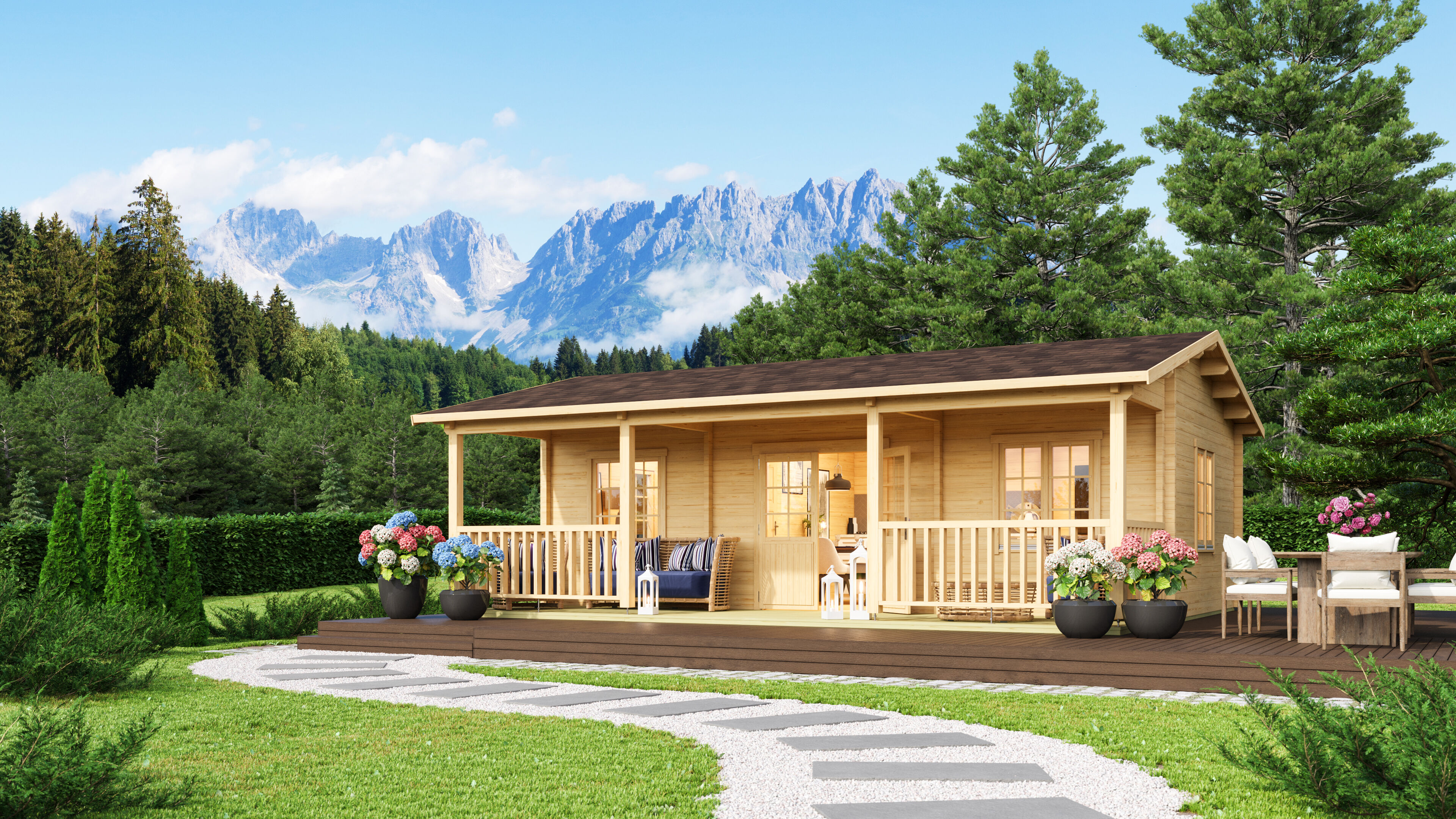 Fjordholz Ferien- und Freizeithaus  Modell Barrit | 7x4m